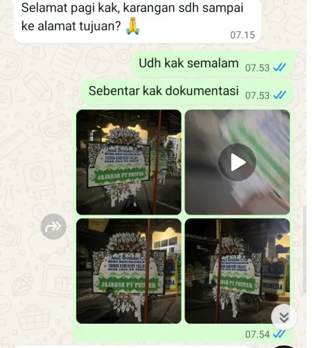 Pengiriman Papan Bunga Selamat Pondok Ranji