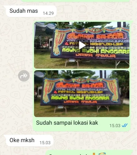 Pengiriman Papan Bunga Pondok Ranji